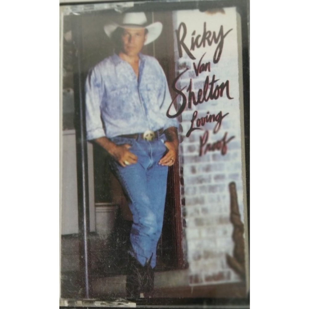 Loving Proof Ricky Van Shelton Cassette CBS Records 1988 Tested & Works!